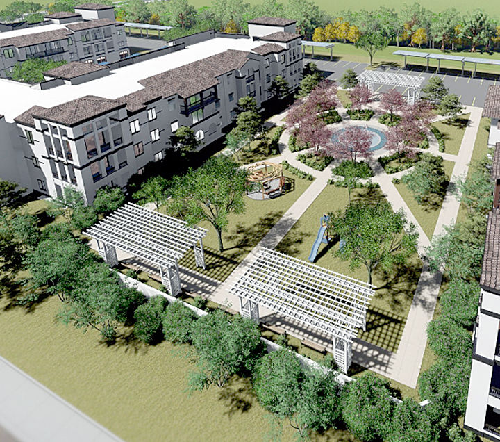 The LuxView Apartment Living complex